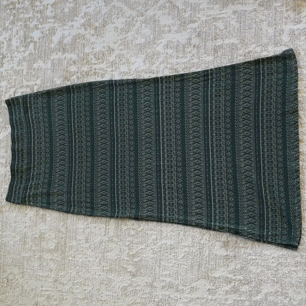 Threads 4 Thought Organic Cotton Modal Maxi Skirt XS Green